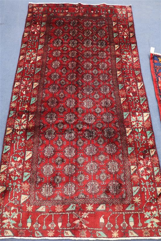 A Baluchi rug, 210cm x 107cm